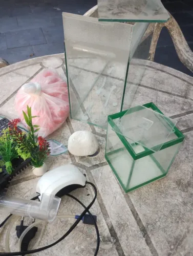 Aquário Completo Bomba Beteira Retangular (Leia todo o anúncio)