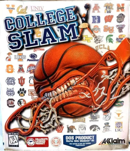 cd de jogo college slam basquete dezenas de equipes lacrado 133cx