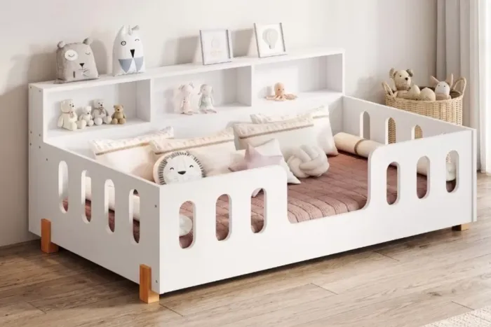 Cama infantil 80kg montessoriana