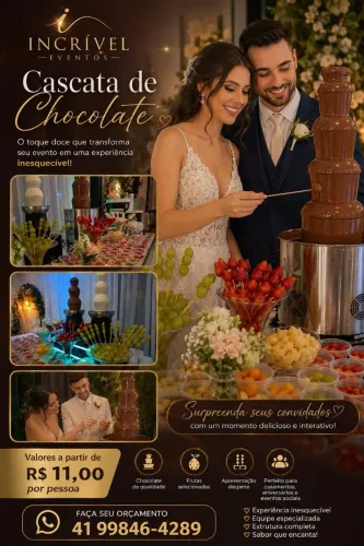 CASCATA DE CHOCOLATE ?
