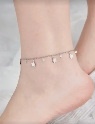 Pingente Floral Tornozeleira