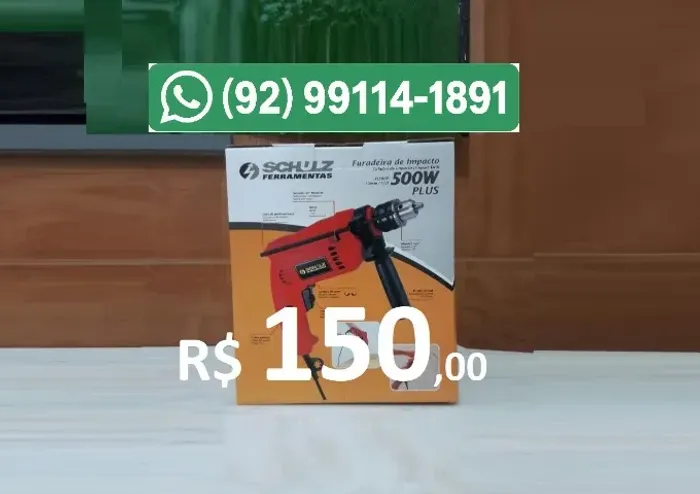Furadeira Schulz 500w Potencia 1/2 Polegada - NOVA na caixa