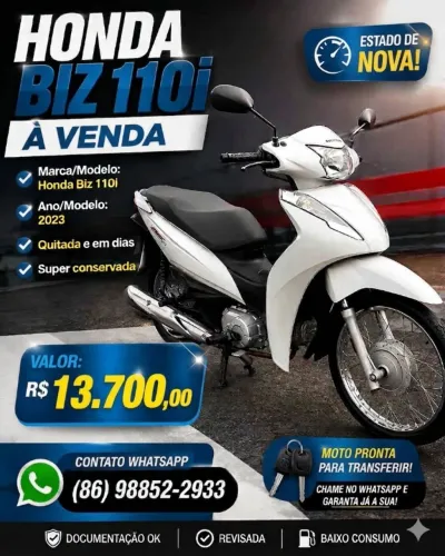 BIZ 110i 2023 conversada unica dona 