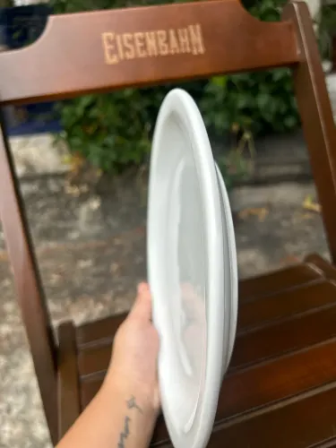 Kit de prato grosso e resistente com 10 unidades