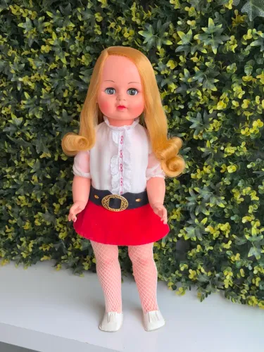 Boneca senhorinha antiga da estrela toda original 