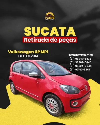 SUCATA VW UP MPI 1.0 FLEX 2014