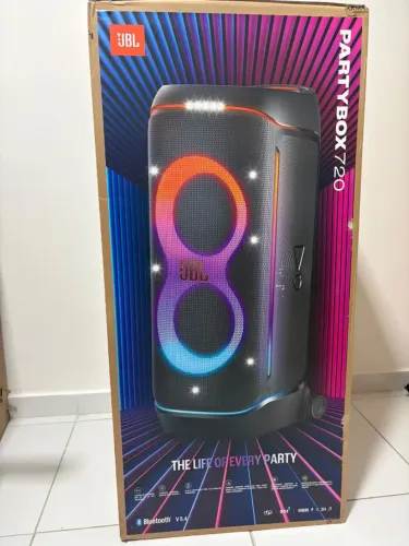 Caixa de Som Bluetooth JBL Partybox 720 Preta (Lacrada, nf e garantia)