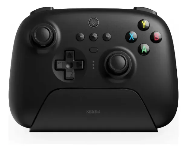 Controle Gamepad 8BitDo Ultimate 2.4G Sem Fio Preto com Dock de Carregamento
