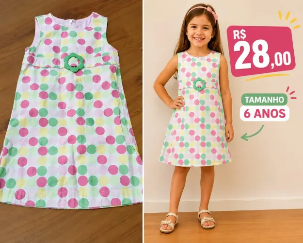 Vestido 6 anos 