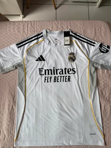 Camisa Real Madrid torcedor 25/26 Vini Jr 7 Tamanho G
