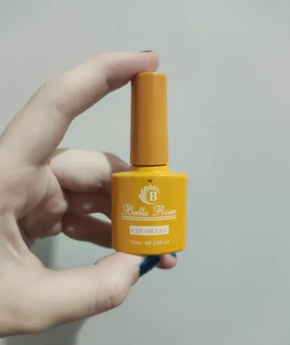 esmalte em gel bella rosa laranja