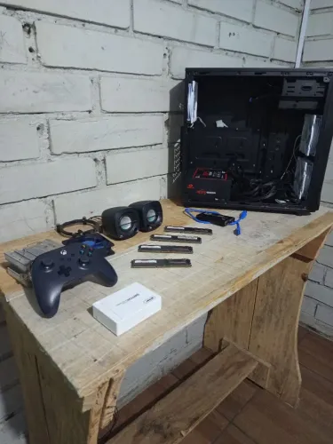 Título: Kit Gamer Completo: Gabinete + Fonte 500W + Peças e Periféricos Premium