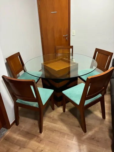 Conjunto de Mesa com Cadeiras para Sala de Jantar