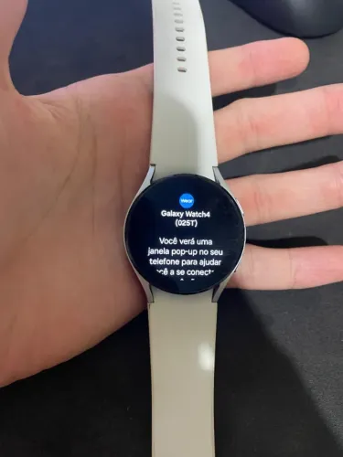Smartwatch Samsung Galaxy Watch4, Bluetooth, 40mm, 16GB, Dual-Core, Prata - SM-R860NZSPZTO