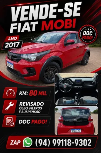 Fiat Mobi Like 1.0 Fire Flex 5P. 2017