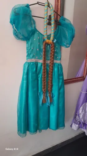 Vestido de princesa frozen