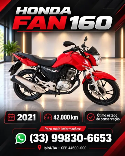 Honda CG 160 FAN Flex 2021