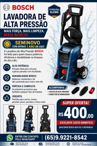 Lavadora de alta pressão