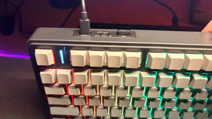 Teclado Mecânico Aula F75 Sem Fio + 12 Meses de Garantia Estendida Shopee
