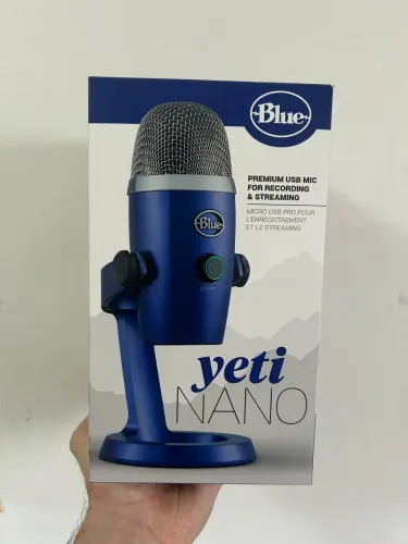 ? Microfone Blue Yeti Nano USB Azul