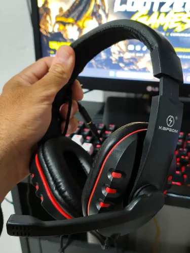 Headset Gamer KAPBOM com Microfone