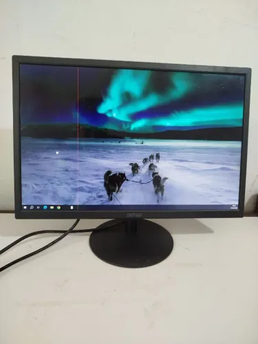 Monitor PCTOP Slim 22" LED HDMI/VGA - Funcionando perfeitamente (Leia a descrição)