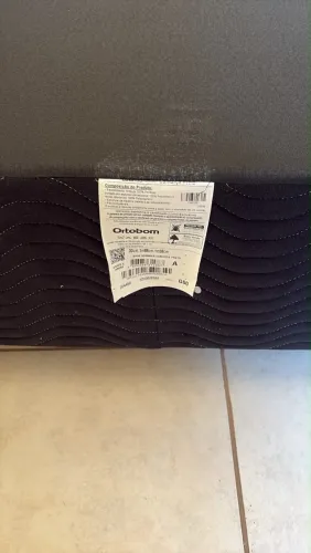 Colchão base Ortobom de espuma- D45, semi ortopédico, Cama de casal normal