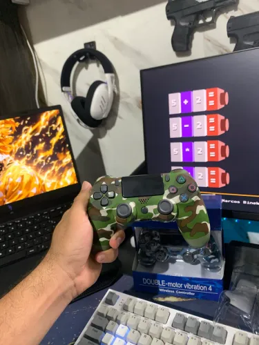 Controle Dualshock ps4 pc celular