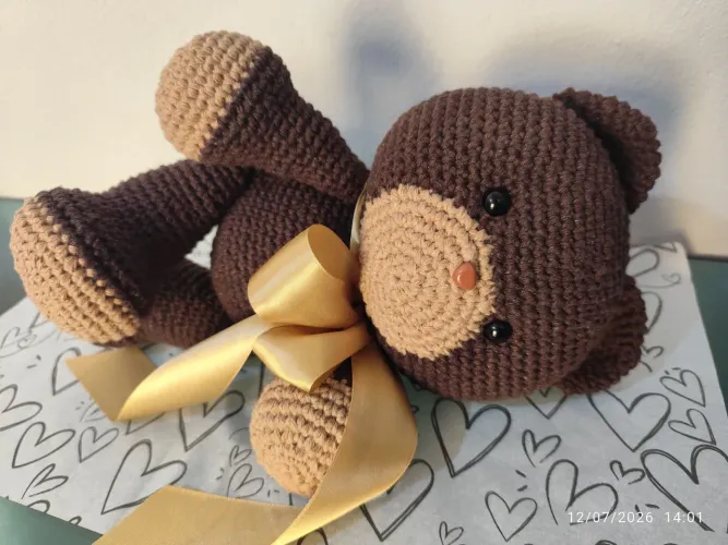 Urso amigurumi
