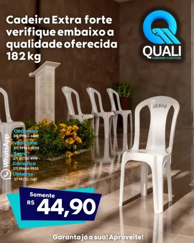 CADEIRA JESUS PARA SUA IGREJA