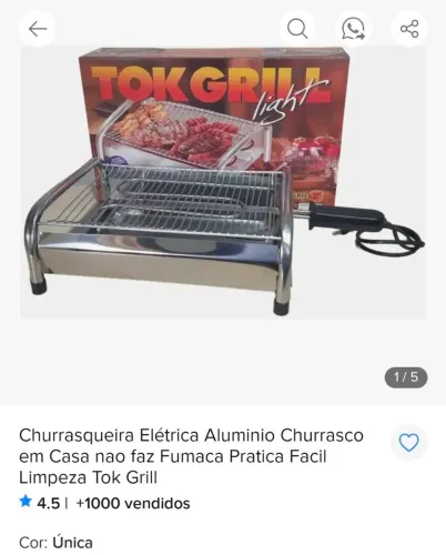 Churrasqueira elétrica