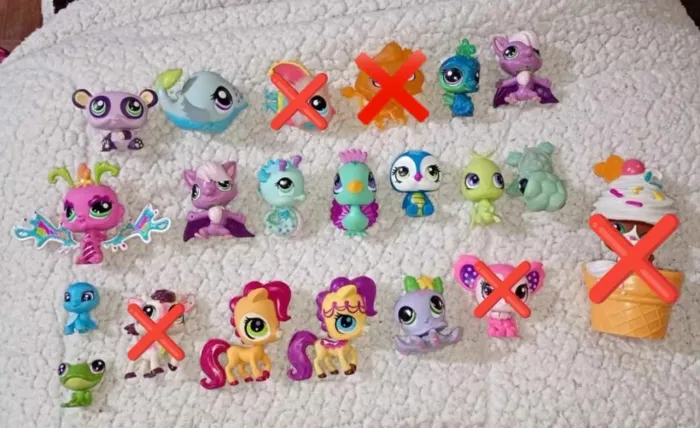 Brinquedos - Little pets shop variados