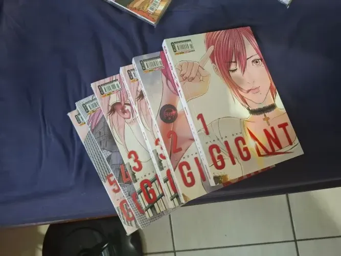 Mangá Gigant vol 1 ao 5