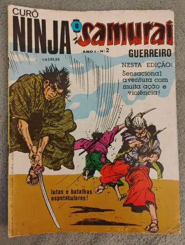 CURÔ, NINJA SAMURAI n°2 (1988) NOVA SAMPA