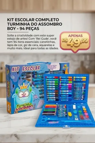 maleta com canetinha para pinta