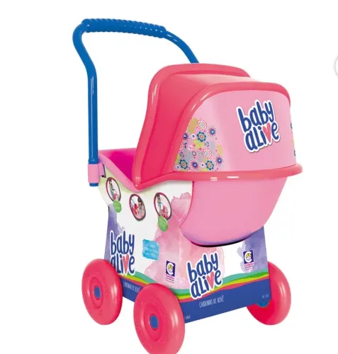 Carrinho de Boneca - Baby Alive - 64 cm - Rosa - Cotiplás