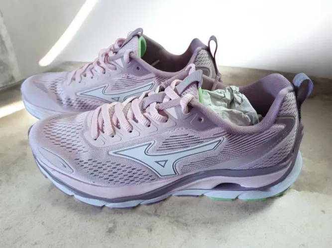 Mizuno wave rosa original n° 37 novo na caixa