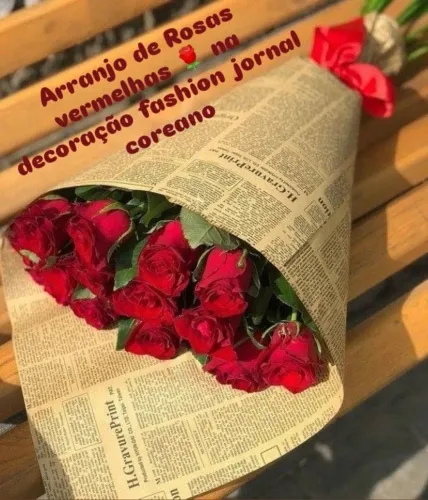BUQUE DE ROSAS NATURAIS