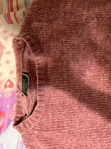 Blusa de lã tamanho grande