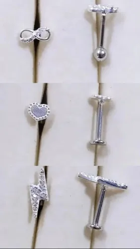 Piercings em prata 925