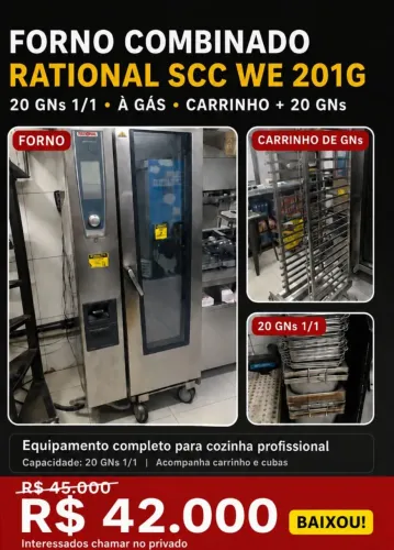 Forno combinado Rational scc201