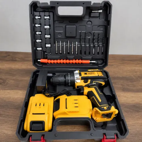 Parafusadeira Furadeira De Impacto 48V 80 N.M. Profissional 2 Baterias 8000 mAh Com Maleta