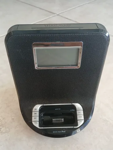 Radio Relógio Philips com Ipod