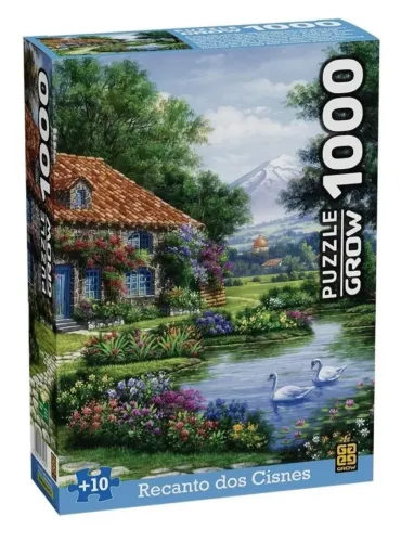 Quebra-cabeça Grow - Recanto dos Cisnes - 1000 peças