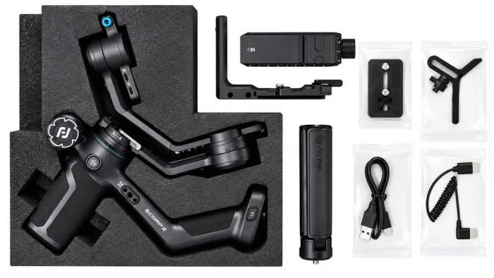 FeiyuTech SCORP 2 - Gimbal Estabilizador de 3 Eixos para Câmeras