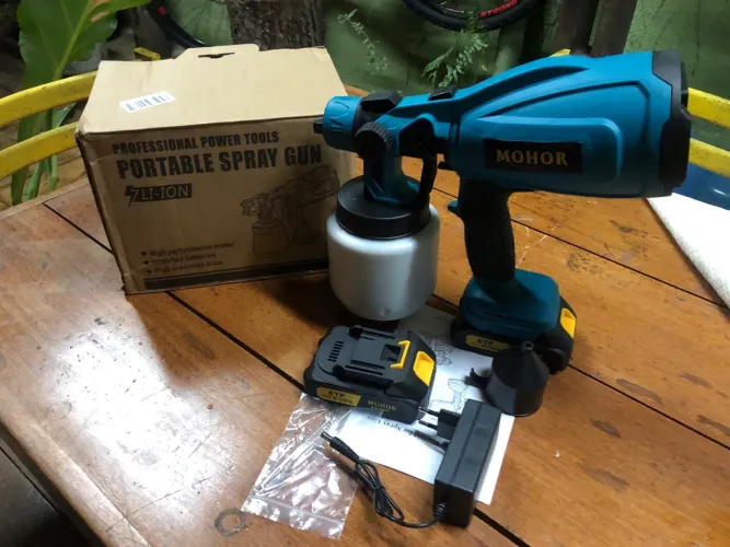 Pistola pintura sem fio ( 1200W)