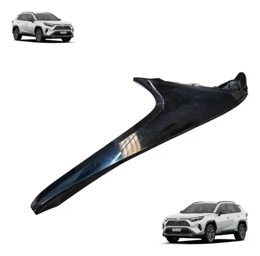 Aplique Tampa Traseira Direita Rav4 2021 A 2023 C/ Detalhe Preto