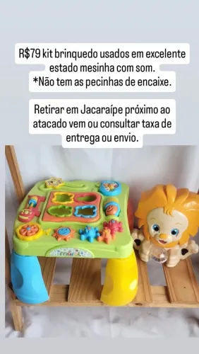 Brinquedos diversos, didático Jacaraípe Serra ES valor item na foto só abrir 