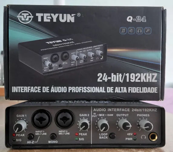 Interface de Áudio Teyun Q-24