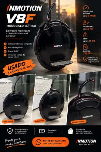 MONOCICLO ELÉTRICO INMOTION V8F